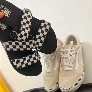 Vans Checkered Sandals and Sneakers